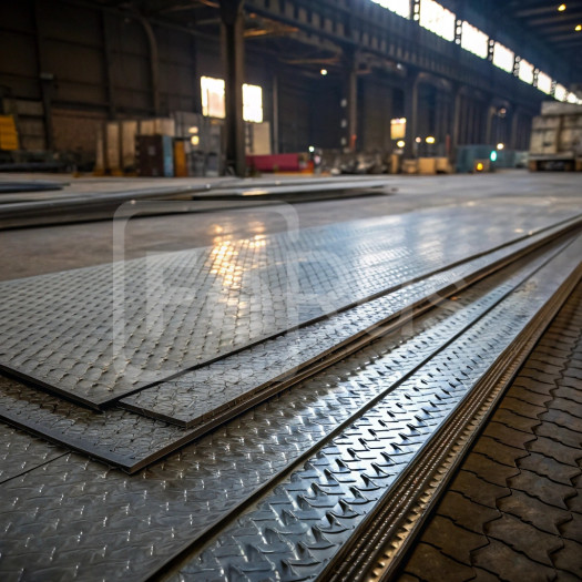 Лист алюминиевый рифленый квинтет 1,6х1500 мм 1105 ТУ 1-801-20-2008