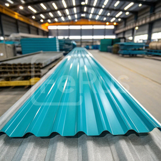 Профнастил С10 полиэстер (Zn100-180) 0,55х1100х1200 мм, RAL 5021